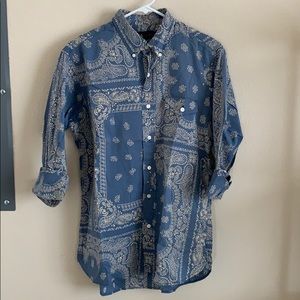 Polo Ralph Lauren Paisley patterned woven shirt